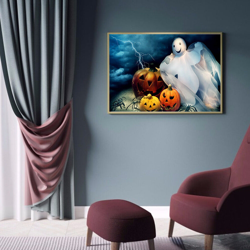 Halloween ghost 50x40cm Oil Paint By Numbers Picture DIY