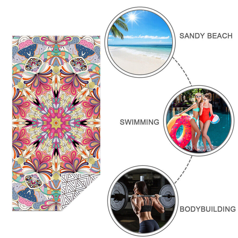 Microfiber Towels Travel Quick Drying Absorbent Gym Beach Towel (SF0014-25)