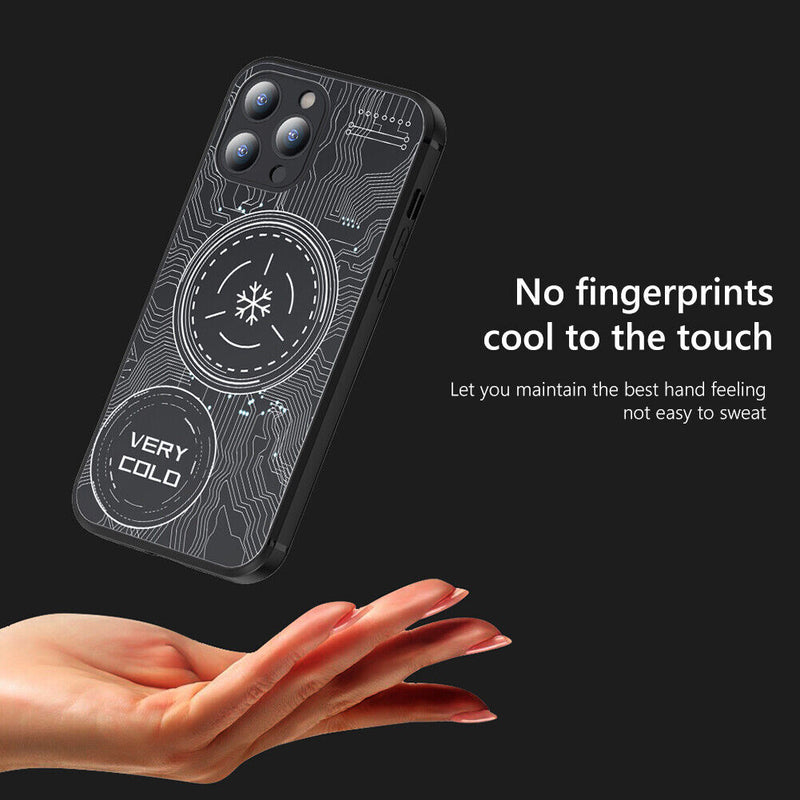 #A Magnetic Coolers Anti-shock Cooling Plate Anti-drop Phone Case for Pubg Mobil