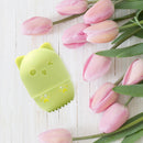 Silicone Beauty Sponge Storage Box Egg Stand Powder Puff Holder (Green) Newly