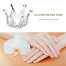 Rhinestones Crown Nail Brush Holder Manicure Pens Displayer Stand (04)