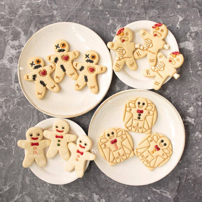 Vitruvian Happy Zombie Biscuit Mold Halloween Christmas Cookie Embosser Mold