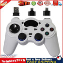 2.4G Wireless Gaming Controller USB Receiver Joystick (No stand White) Newly