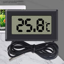 Aquarium LCD Digital Thermometer High Precision Temperature Meter (Black) Newly