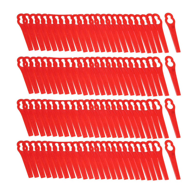 50pcs Plastic Gourd Shaped Lawn Mower Grass Trimmer Blade for Garden Tool Par