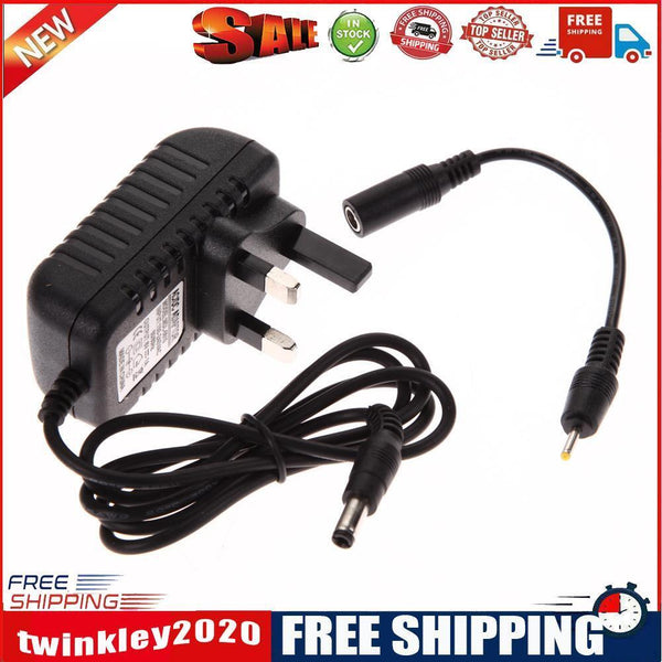 AC 100-240V Converter Adapter DC 5.5x2.5MM+2.5X0.7MM 6V 1A Charger UK Plug