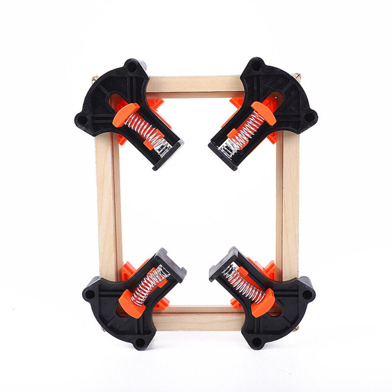 90 Degree Right Angle Clamp Fixing Clips Picture Frame Woodworking Corner Clamp