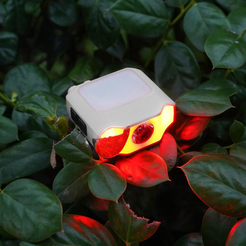 Sensor Hat Clip Light Headlight COB LED Camping Fishing Headlamp (White)