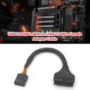 15cm USB 3.0 to USB 2.0 Wire 20 Pin Male to 9 Pin Female Adapter Cable