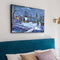 Snowy village 50x40cm Oil Paint By Numbers Picture DIY Painting HY2106002