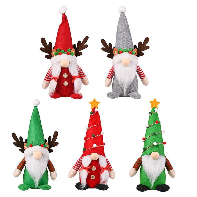 Christmas Gnomes Sequin Cap Decoration for Friends Family Gifts (Antlers Re