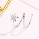 1pc Fashion Stud Earrings Women Korean Style Ear Studs Jewelry Gifts (Star)