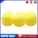 6pcs Sponge Curling Rollers Hair Soft Foam Balls DIY Hairdressing (Yellow)