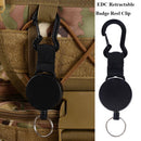 Keychain Elastic Buckle Key Hanging Badge Reel Clip Anti-lost Keychain