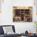 Frameless Oil Paint By Numbers DIY Bookshop Picture Craft Room Decoration Kit