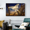 DIY Luminous Butterfly Rhinestone Drawing Art Full Round Drill Diamond Picture