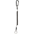 Steel Fishing Magnetic Release Carabiner Clip Holder with Coil Rope Lanyard