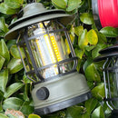 Outdoor Camping Light Retro USB Hanging Atmosphere Home Table Lamp (Green) Newly