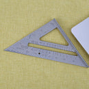 Aluminumun Allo Triangle Ruler Metric 90 Degree 45 Degree Square" DIY Measure Mens