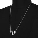 Alloy Valentine's Day Women Gift Lover Freedom Handcuff Pendant Necklace