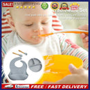 4pcs Tableware Anti Slip Silicone Baby Feeding Set Tableware for Kids for Infant