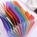 File Case School Plastic Paper Organizer File Folder Document Bag 13 Pockets