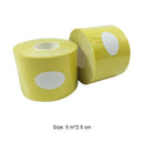 1 Roll 5mx2.5cm Tape Bandage Sports Fitness Roll Cotton Elastic Adhesive St