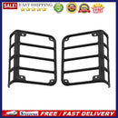 1Pair Metal Rear Tail Light Guards Covers for 07-17 Jeep Wrangler JK JKU