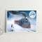 Frameless Oil Paint By Numbers DIY Snow Train Picture Craft Kit for Living Room