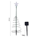 Solar Powered LED Christmas Tree Lawn Light Outdoor Garden Lamp (Colorful) Newly