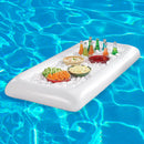 Summer Picnic BBQ Party Inflatable Salad Bar Tray Swimming Pool Food Drink Table