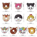#A 10pcs Mosaic Pendants Art Crafts 5D DIY Spot Drill Cartoon Christmas Decorati