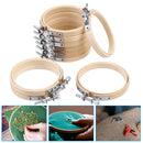 Embroidery Hoops Set 10 Pieces 3 inch Cross Stitch Hoop Ring for Art Craft Newly