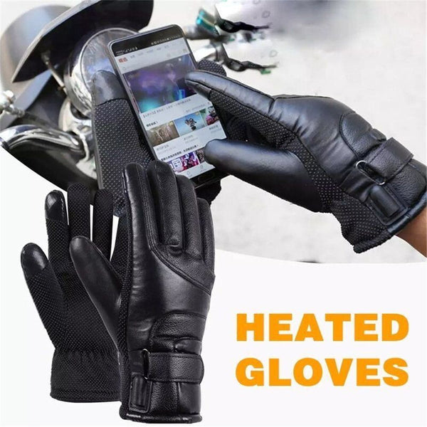Windproof Rechargeable Hand Warmer Heated Gloves Electric Gloves Cycling Gloves