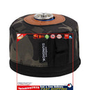 Gas Canister Cover Gas Tank Storage Bag for Camping (Black Camouflage S) Newly