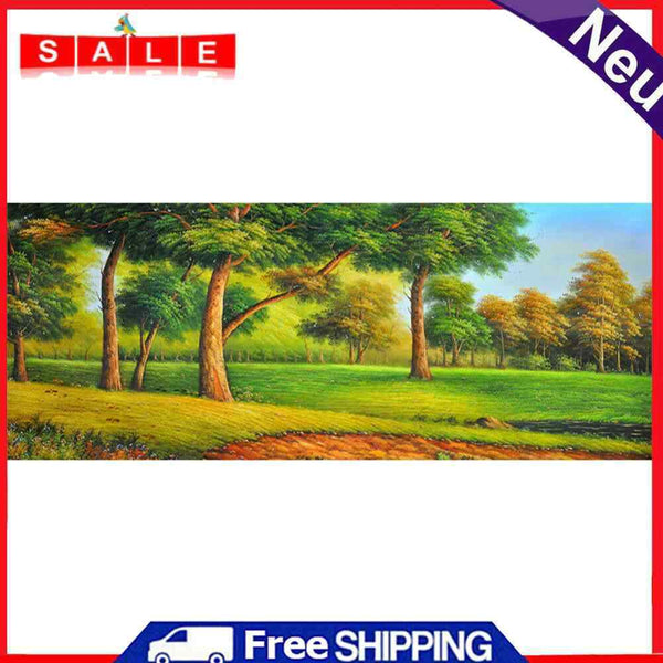 Mountain Forest Full Round 5D DIY Diamond Painting Embroidery Wall Picture Decor