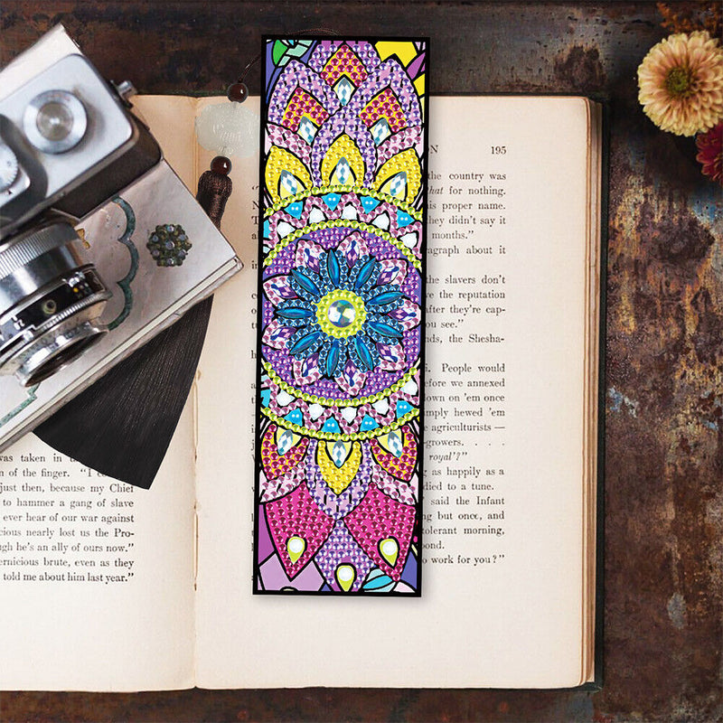 5D DIY Diamond Painting Bookmark Mandala Mosaic Tassel Book Crafts (FQY015)