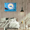 Moon Dolphin Frameless Picture Oil Paint By Numbers Hand Painted Picture Kit