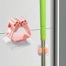 Seamless Mop Hanging Bracket Multifunctional Household Tool for Bathroom Kitchen