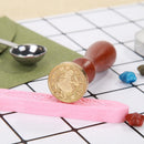 Retro Envelope Various Patterns Sealing Wax Copper Stamp Custom Supply (B)