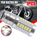 DRL 5730 White 33smd Motorcycle Headlight Led Bulb Motor Bike Light H6 BA20D