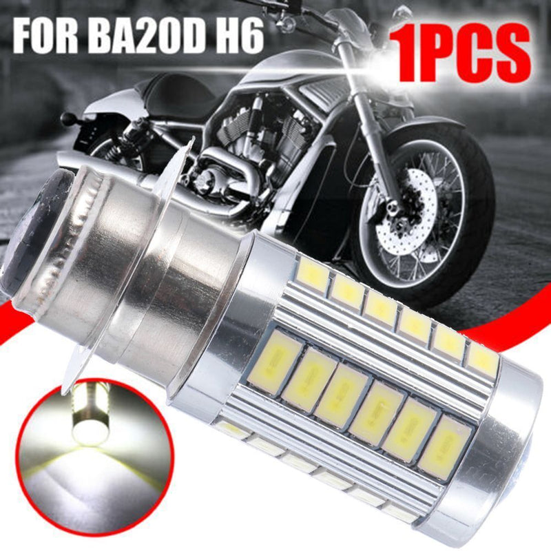 DRL 5730 White 33smd Motorcycle Headlight Led Bulb Motor Bike Light H6 BA20D