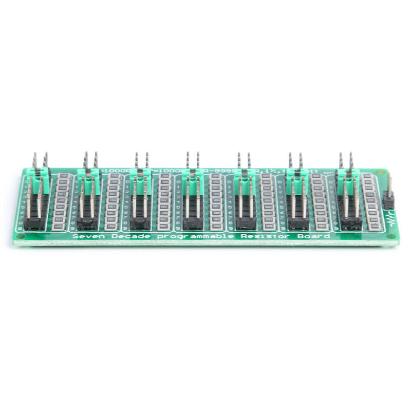 1R-9999999R Step Accuracy 1R 1/2 Watt Programmable Seven Decade Resistor Bo