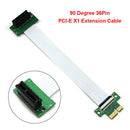 PCI Express Extension Cable 90 Degree 36 Pin PCIe 1X FPC Converter Cord