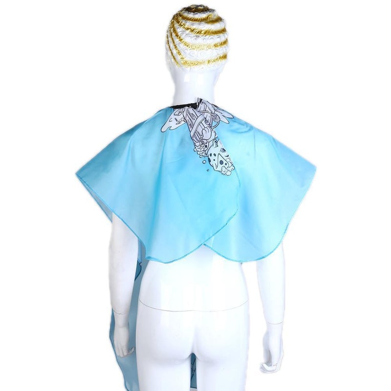 Cartoon Dog Kid Dressing Cape Salon Cover Hairdresser Hair Cut Cloth(Blue)
