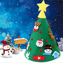 DIY DIY Christmas Tree Toys Artificial Tree Wall Hanging Ornaments Xmas Decor