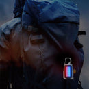 COB LED Mini Keychain Flashlight Torch 7 Modes Waterproof Camping Survival Light