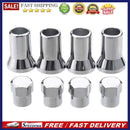 4pcs TR413 Chrome Car Truck Tire Wheel Tyre Valve Stem Hex Caps w/ Sleeves