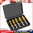 5pcs HSS 4241 Broken Screw Extractor Hex Handle Damaged Screw Bolt Remover Newly