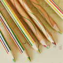 Art Supply Craft Rainbow Color Pencils Painting  Drawing  4 In 1 Colored